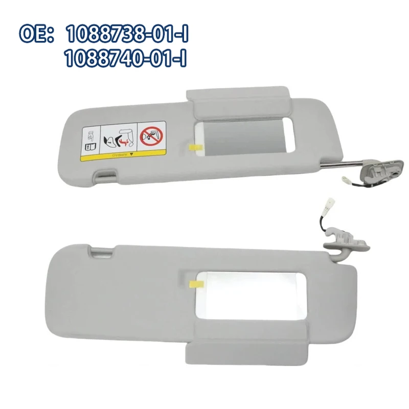

1088738-01-I 1088740-01-I Left & Right Side Sun Visor For Tesla-Model 3 2017-2020 1088738 1088740