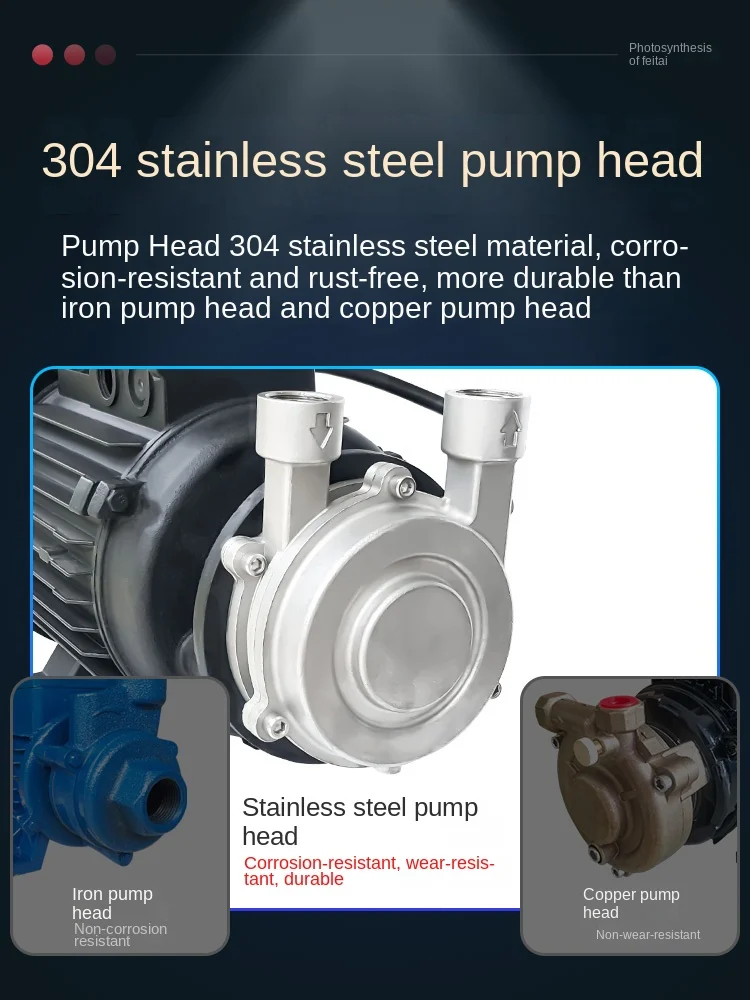 Stainless steel high-pressure boiler pump, multi-stage vortex pump, steam boiler booster circulation pump, steam generator feedw