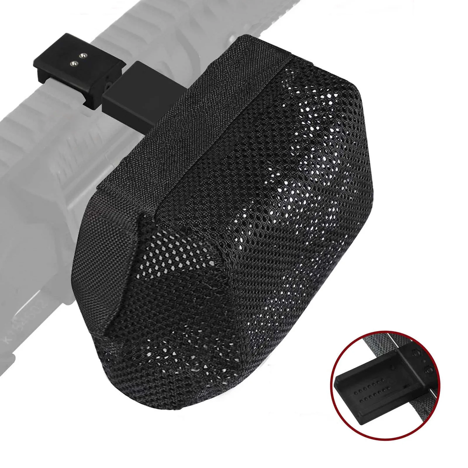 Outdoor Ammo Shell Bag Quick Release Brass Shell Catcher with Detachable Picatinny Nylon Mesh Bag for Rifle Accessories