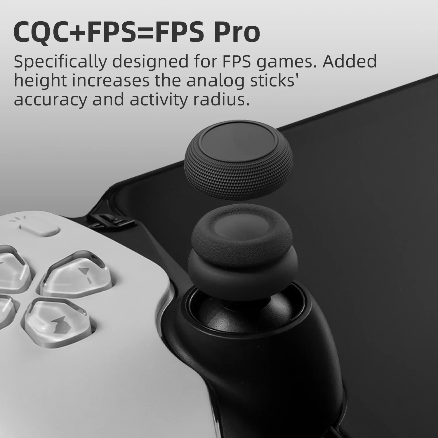 Skull & Co. Zestaw uchwytów na kciuki FPS CQC Nakładka na joystick Pokrowiec na kciuk do PlayStation Portal PS Portal 6 SZTUK/PAKIET — zdjęcie produktu 4