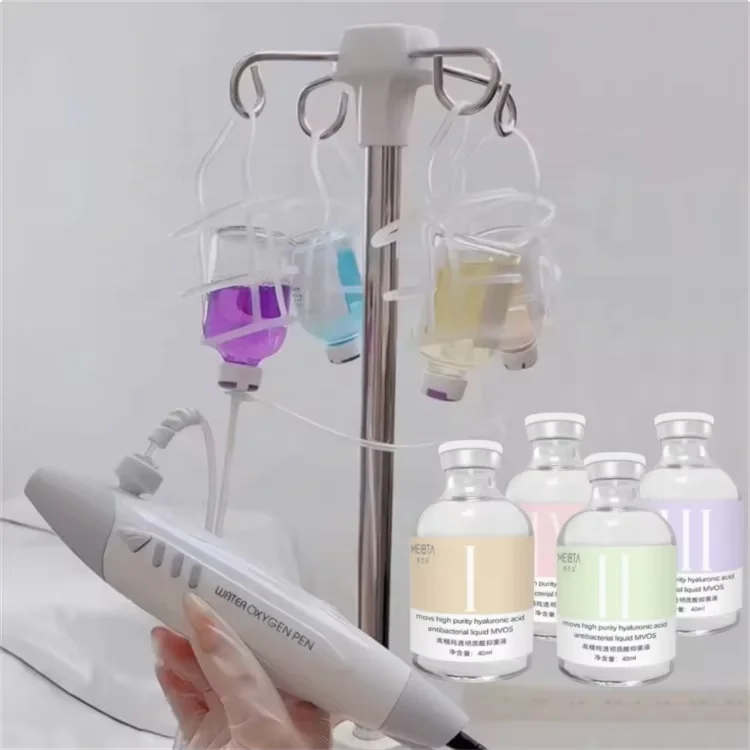 （Big disount）Professional Face High Pressure Nano Mist Spray Hydration Rejuvenation Oxygen Jet Spray Pen Facial Essence Injector