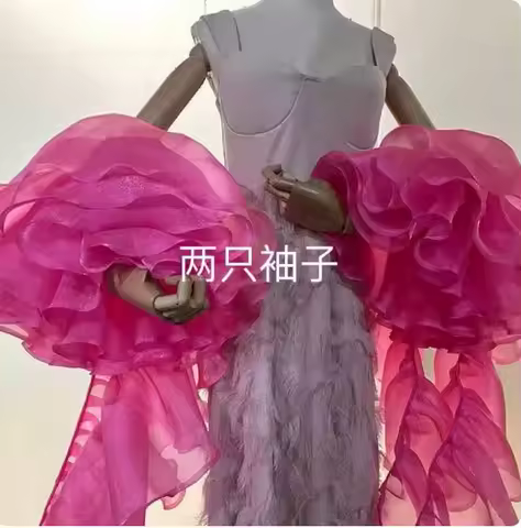 New prom evening performance dance dress accessories wrist flowers removal arm warmer wrap sleeve