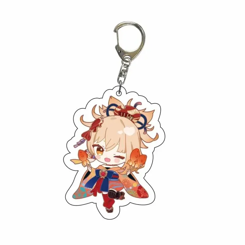 Cute Genshin Impact Acrylic Keychains