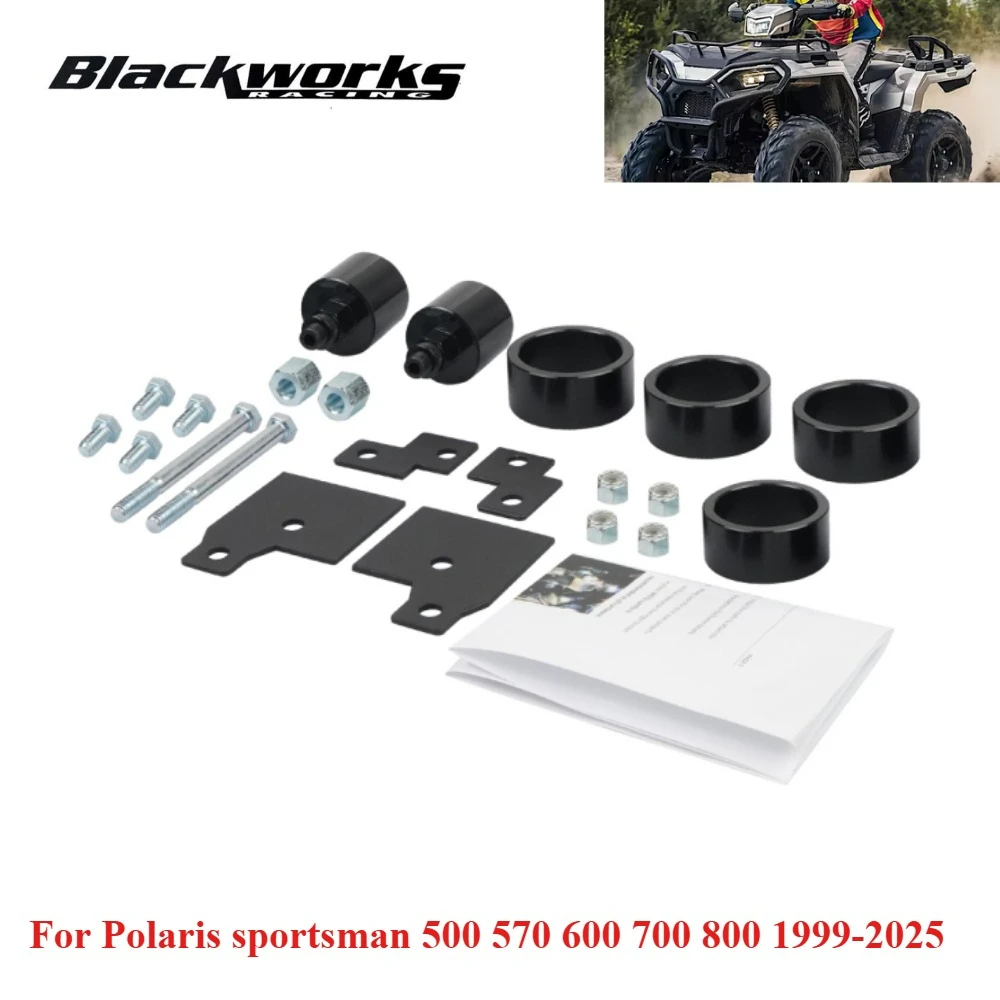 Front & Rear 4'' Lift Suspension Kit for For Polaris Sportsman 500 570 600 700 800 1999-2025 Black