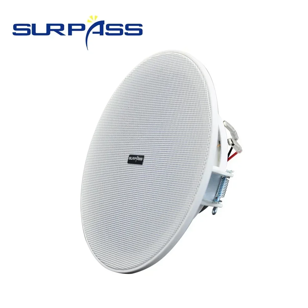 6.5 inch 20W Ceiling Speakers Dustproof Frameless Roof In PA Audio Home Sound System,passive speakers for home Kitchen Bathroom
