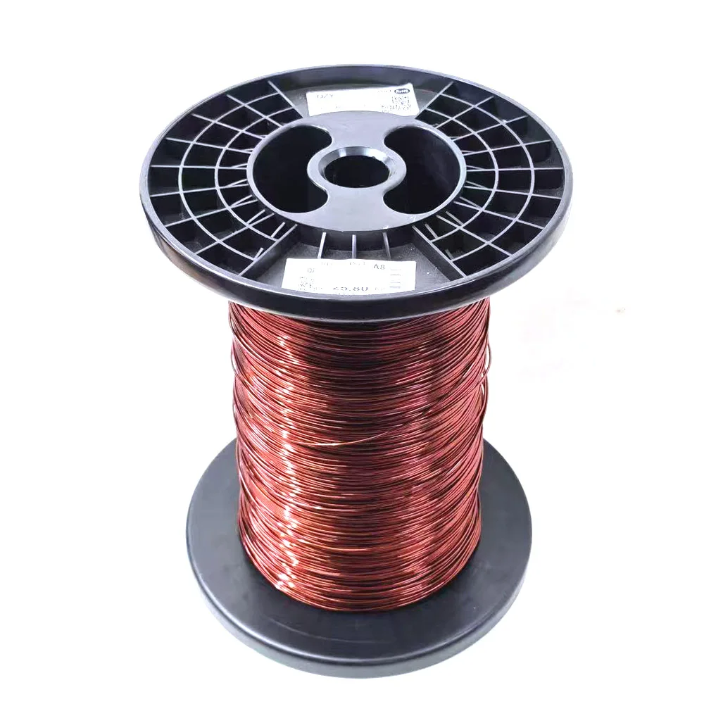 1000g Copper Wire Magnet Wire Enameled Copper Winding Wire Coil Copper Wire Winding Wire High Temperature Resistance QZY-2/180℃