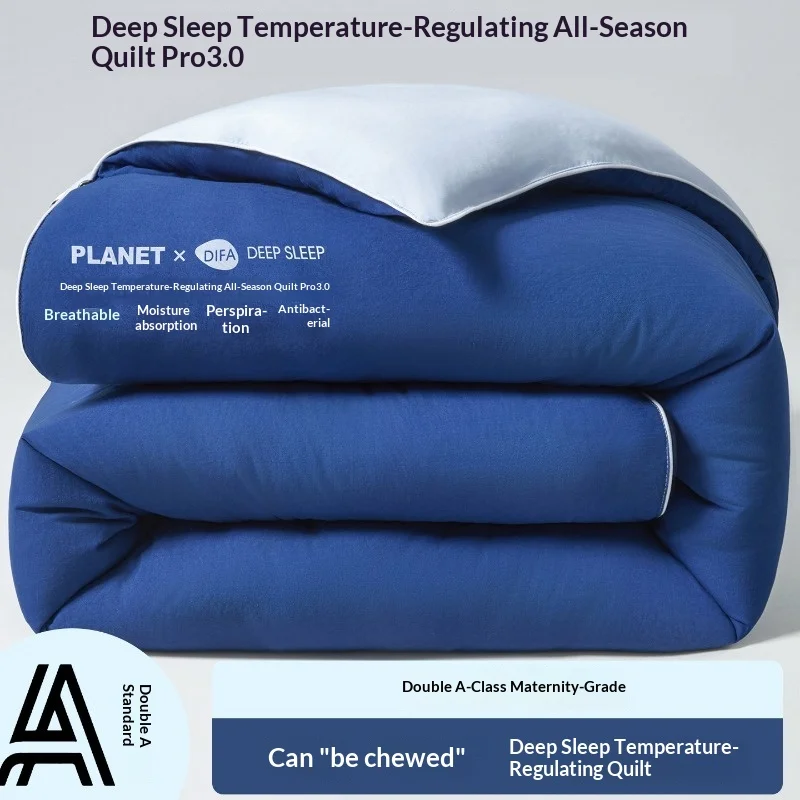 Household Hotel Grade Temperature Control All Season Thick Warm Winter Comforter King Queen Twin Hypoallergenic Edredones