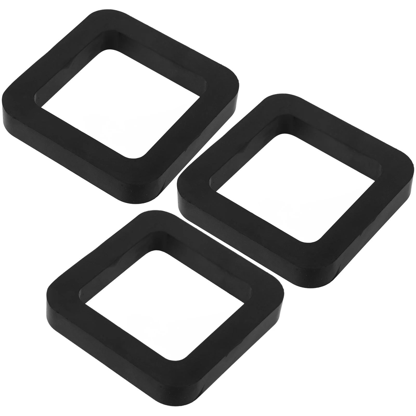 

3 Pcs Trailer Hitch Noise Absorbing Rubber Pads 2 Inch Receiver Rattle Stopper Cushion Easy Install Hitch