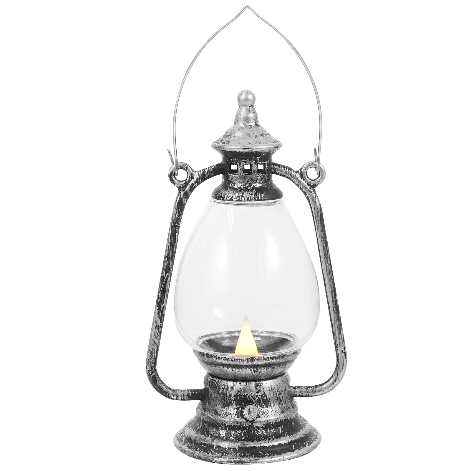Portable Horse Lamp Retro Decoration Creative Lantern Kerosene Carnival Home Hand-held Plastic Atmosphere