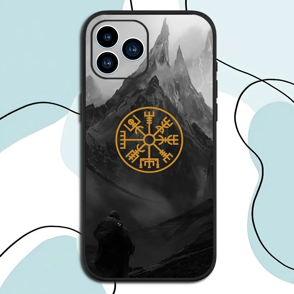 V-Viking V-Vegvisir Phone Case  For Samsung Galaxy S24 S23 S22 S21 S20 Ultra Plus S20FE FE Cover