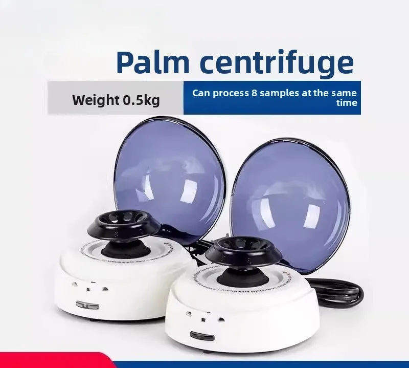 Mini Centrifuge Laboratory Small Portable Centrifuge 2/1.5ml PCR Centrifuge Handheld Design