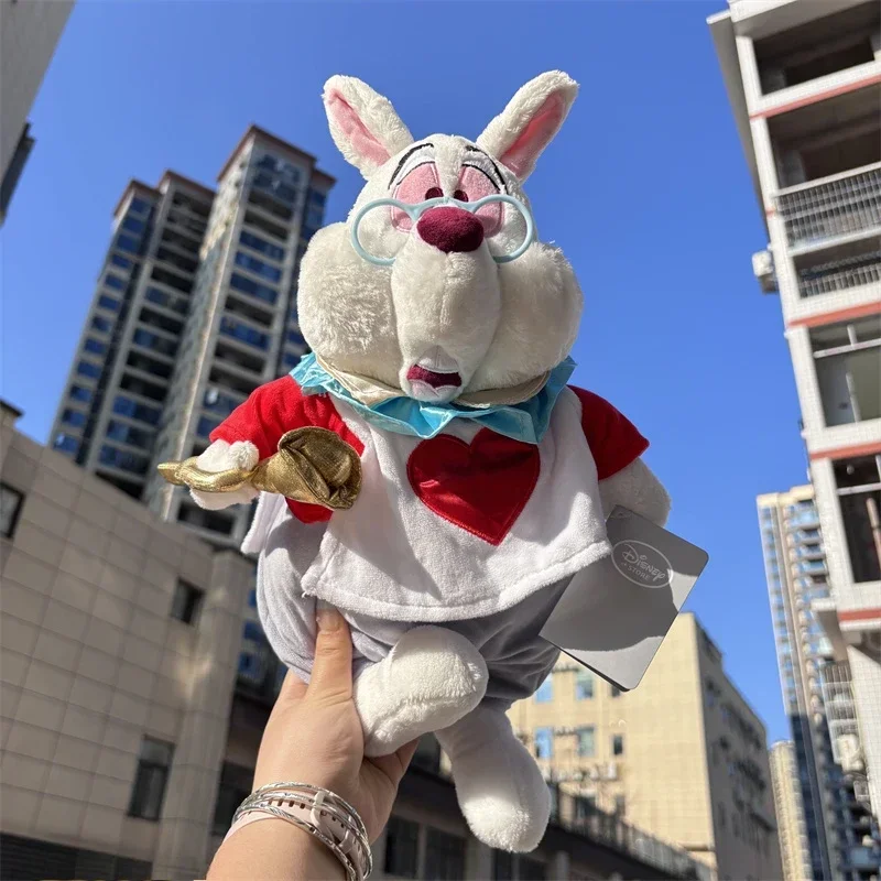 35cm Disney Alice in Wonderland The White Rabbit Cartoon Plush Toy Stuffed Doll High Quality brithday Xmas Gifts For Children