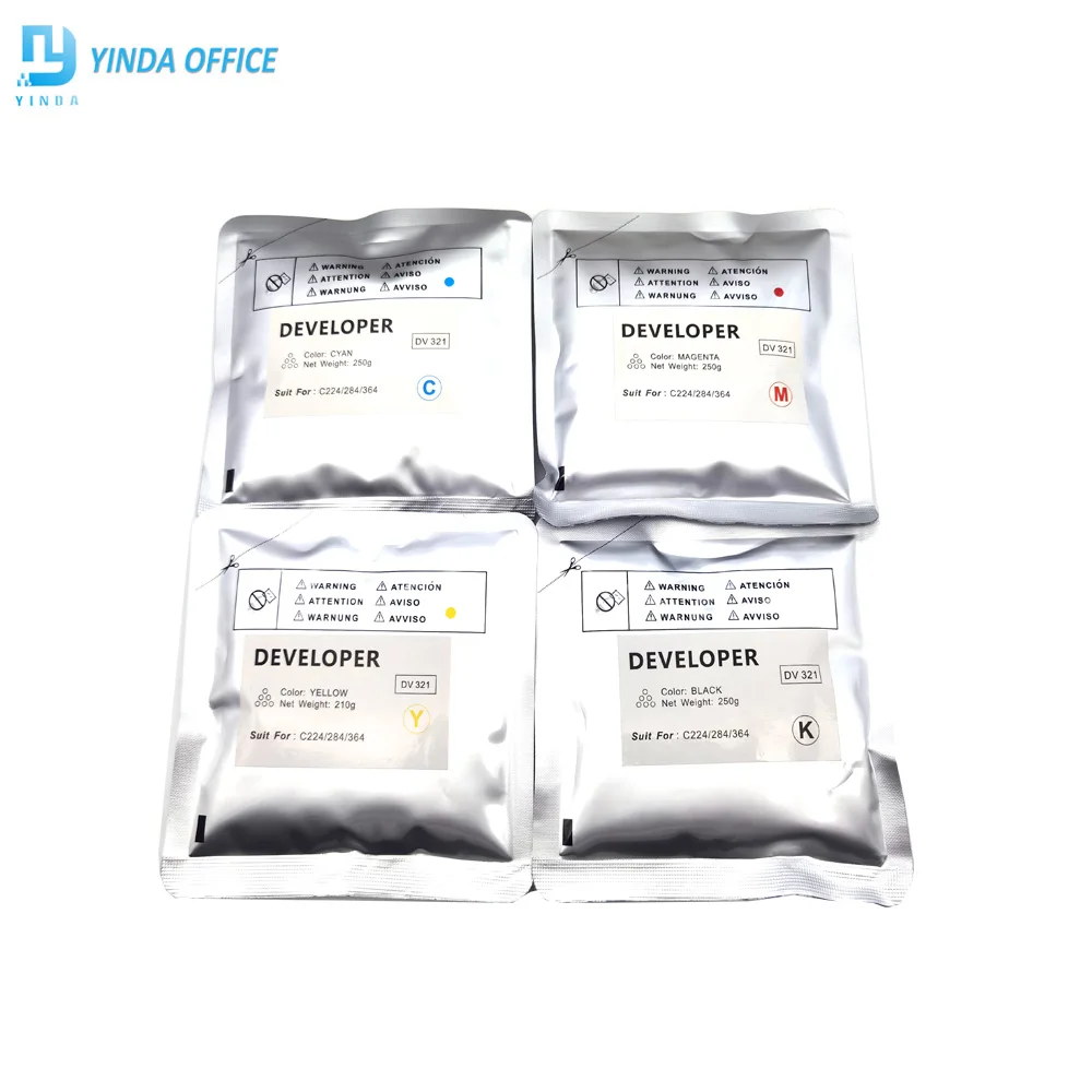 250g High Quality DV512 DV312 For Konica Minolta Bizhub BH C224 284 364 454 554 C284 C364 C454 C554 Powder Developer A2XN0KD