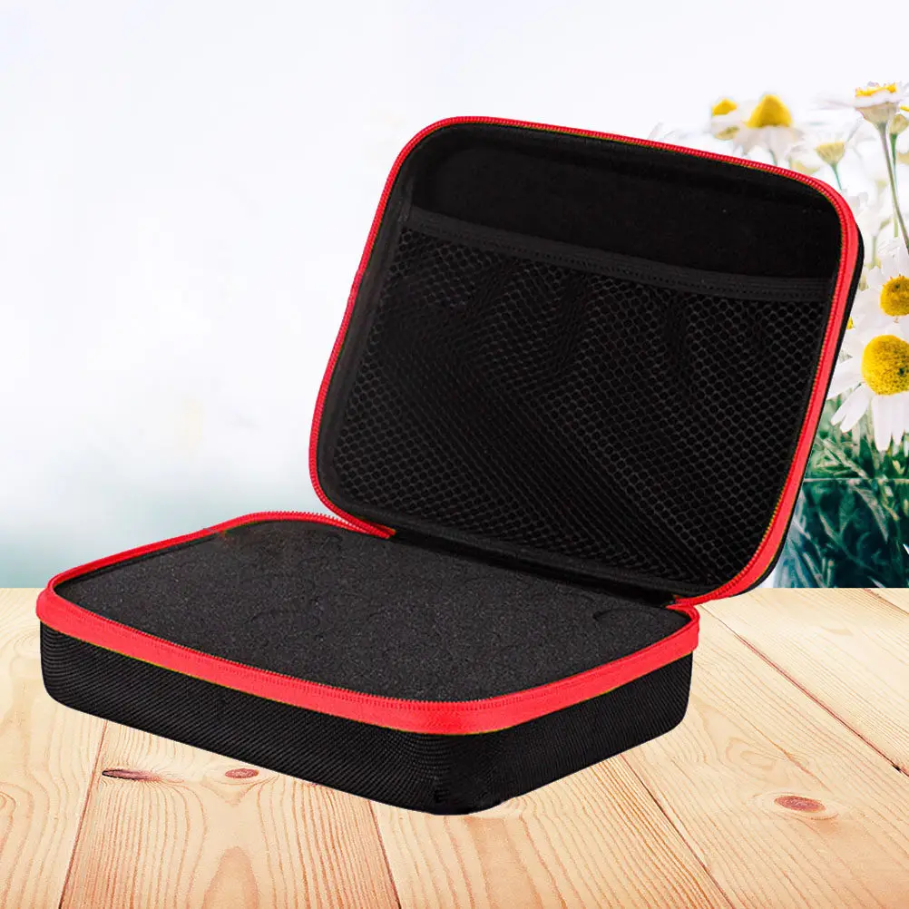 

Essential Oil Storage Bag 30 Bottle Capacity Heavy Duty Waterproof Travel Holder Zipper Closure for 5Ml 10Ml 15Ml Oils Compact