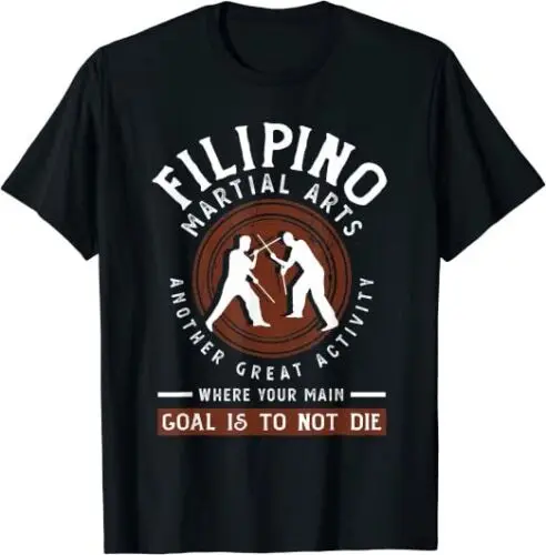 NEW LIMTED Eskrima Kali Arnis Escrima Sticks Filipino Martial T-Shirt S-5XL