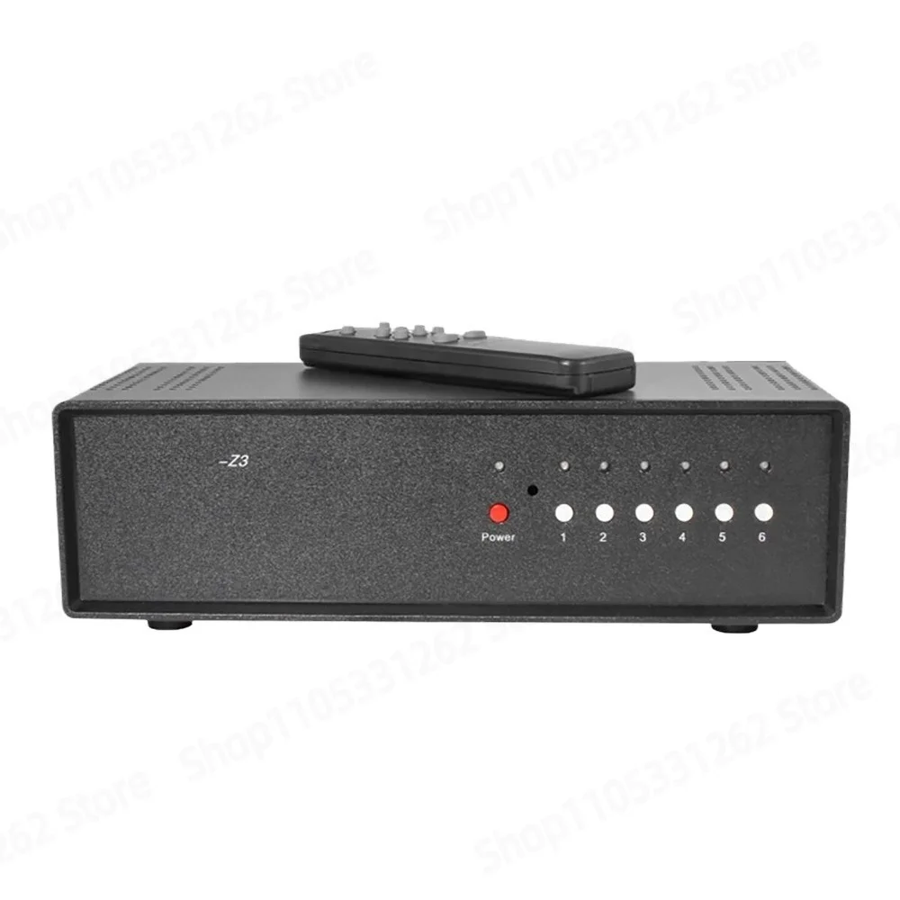 High Power Speaker Switcher 4 In 2 Out 2 In 4 Out Amp Speaker Selector with Remote Control