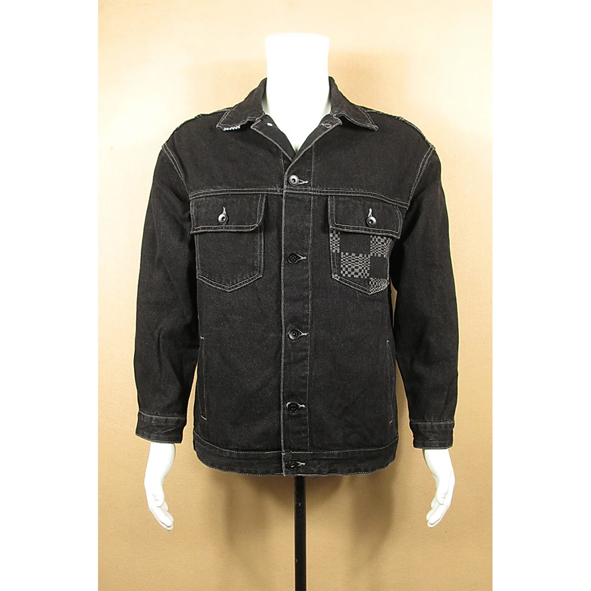 

American Sle Loose Fit Men's Denim Jaet Thiened Spring Autumn Winter Outerwear Casual Streetwear Hip Hop Coat