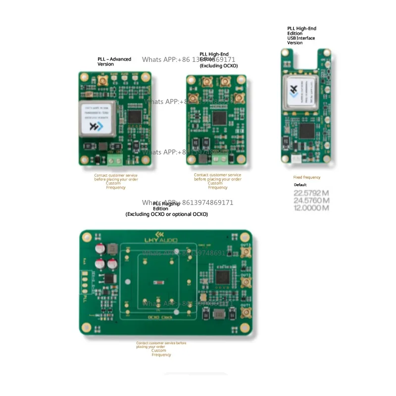 LHY OCXO Constant Temperature Crystal Oscillator Clock Multi-Channel Frequency Reference PLL 10MHz 22MHz 24MHz 25MHz