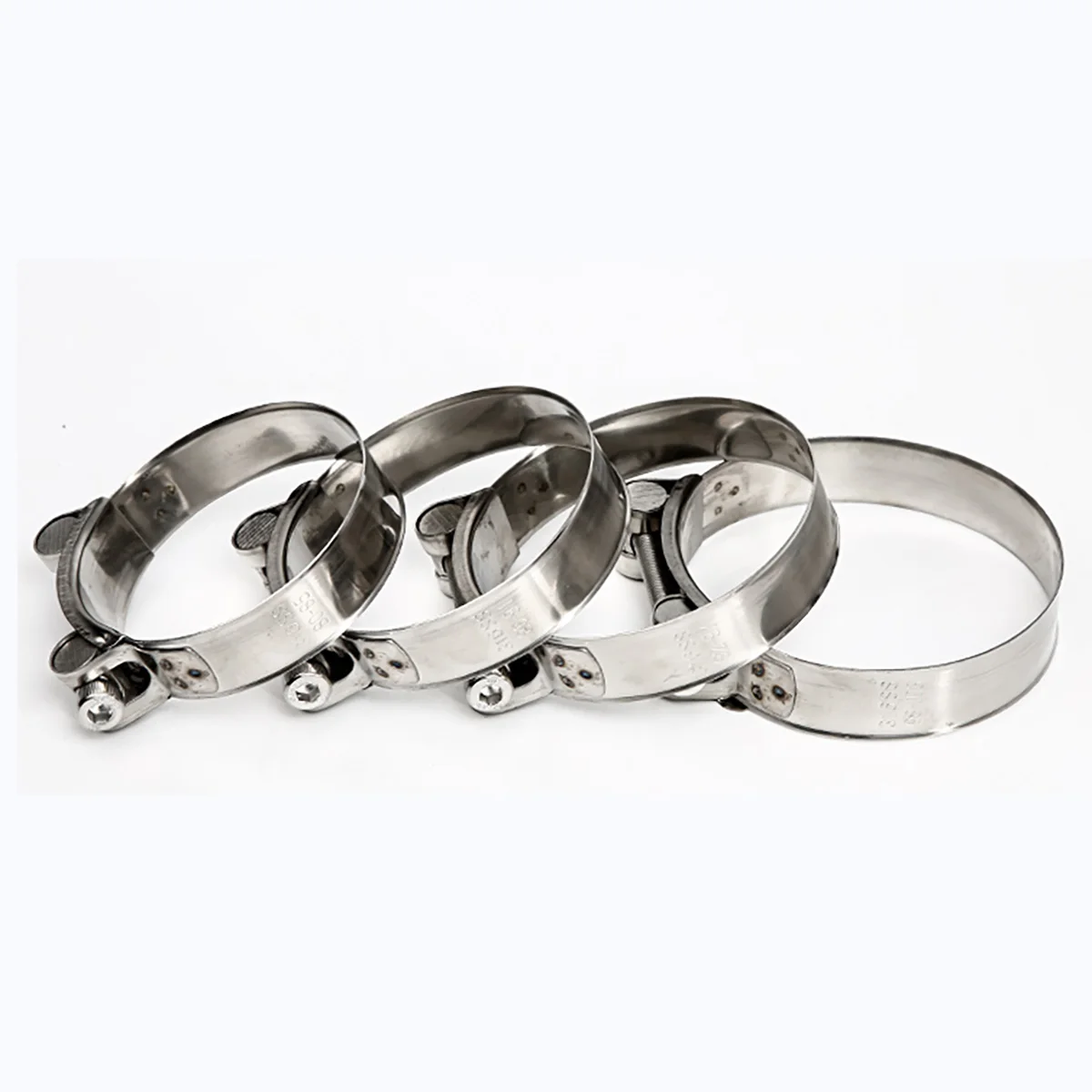 201 / 304 / 316 Stainless Steel Strong Clamp Ring Pipe Clamp Buckle