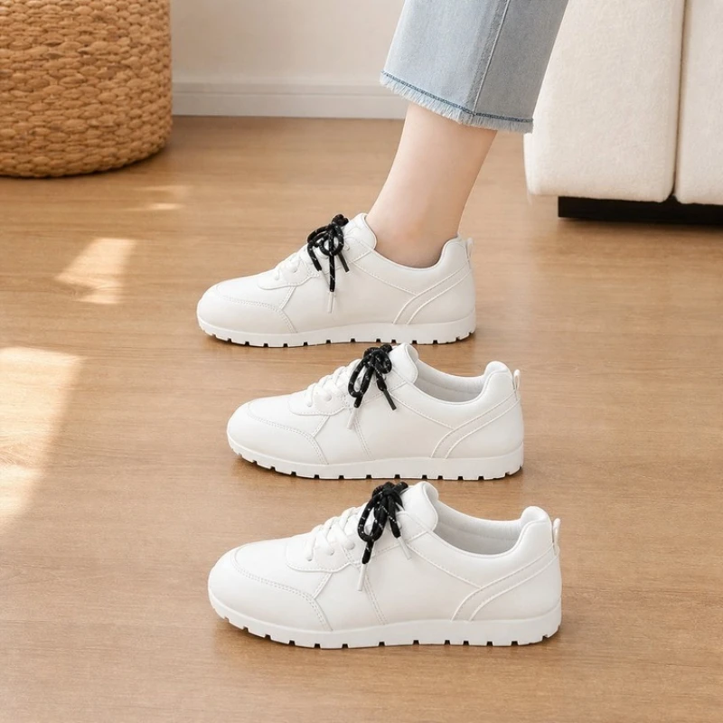 Plus Size Casual Running Sneakers Outdoor Sports Women White Shoes Fashion Breathable Shoes New Novelty Fitness Jogging Trainers