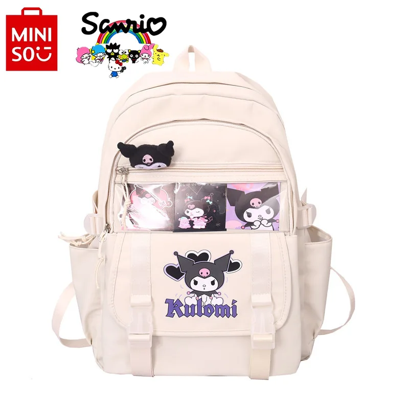 Miniso Sanrio 2024 zaino da donna moda zaino da ragazza di alta qualità cartone animato piccolo zaino da studente fresco di grande capacità