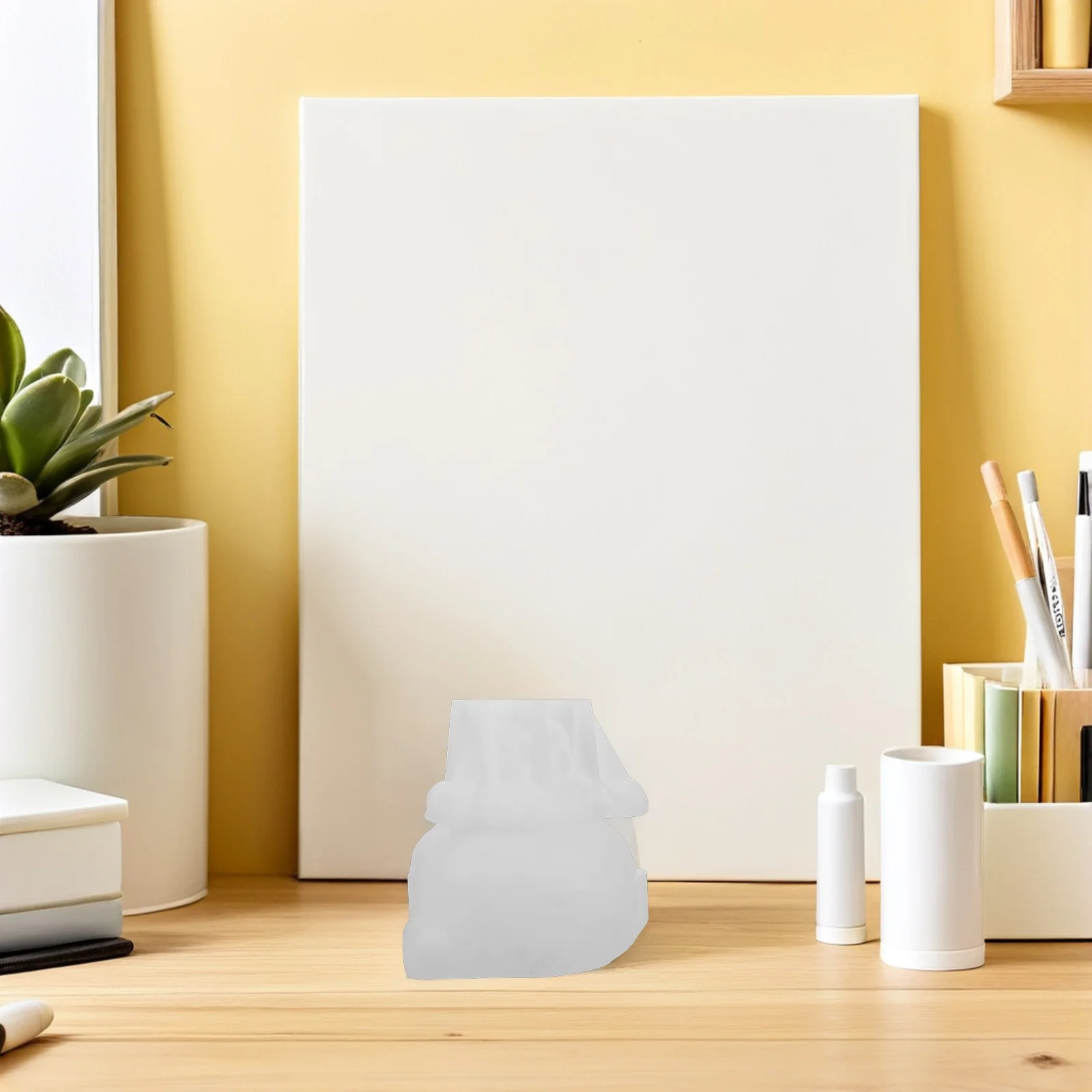 

Jar Resin Molds Silicone Snowman Storage Jar Mold Lid Epoxy Resin DIY Jewelry Candy Box Christmas Ornament Holder Molds