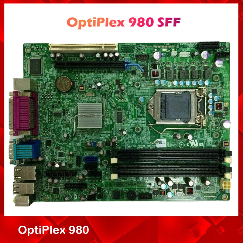 100% Working For DELL Desktop Motherboard For OptiPlex 980 SFF C522T 0C522T C518T 0C518T LGA1156 Q57 Good Quality