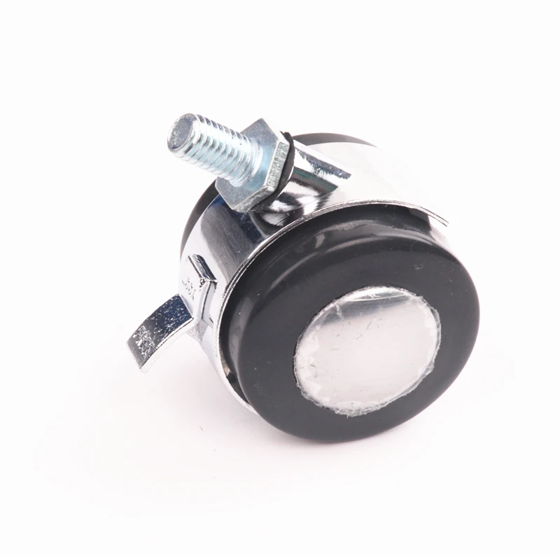 4pcs Office Chair Caster Wheels Alloy Universal Wheels Silent Swivel Casters Rolling Rollers Brake Caster Furniture Hardware
