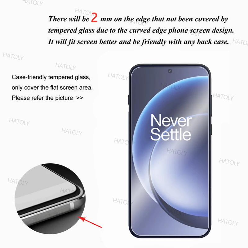 2/4 قطعة واقي للشاشة لهاتف OnePlus 15 من الزجاج المقسى OnePlus 15 غراء كامل مضاد للخدش زجاج هاتف واقي لهاتف OnePlus 15 #4