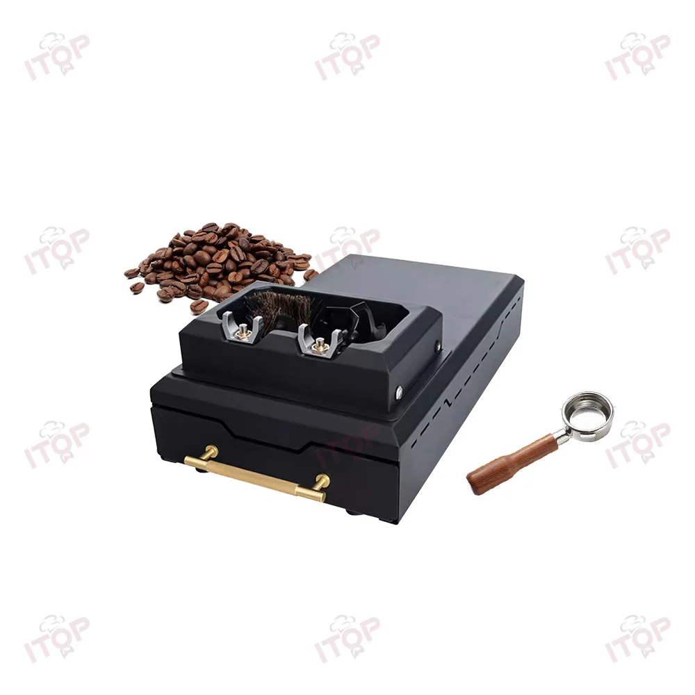 Automatic Coffee Portafilter Cleaner Electric Cleaner For 58mm Portafilter Commercial Powder Bowl Cleaning Machine