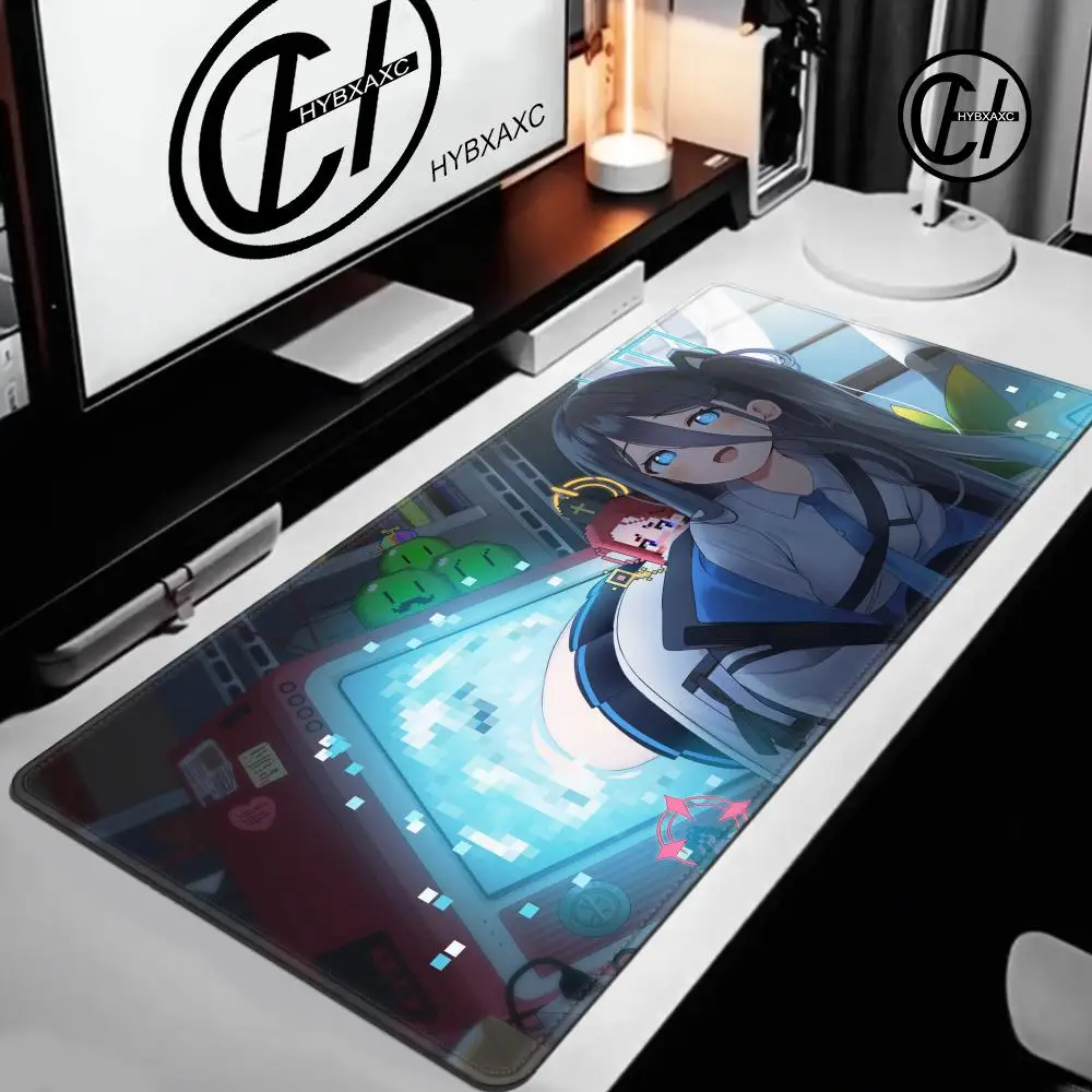 

Cartoon Large Game Pad Blue Archive Alice Tendou Mouse Mat Desk Mat Esports Computer Keyboard Pad Large Extended Mause Mats