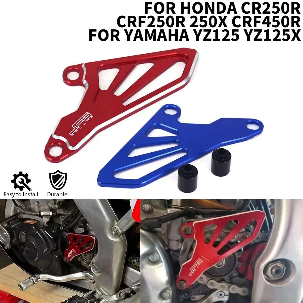 CNC Ritzel Abdeckung Kette Schutzfolie Für HONDA CR250R CRF250R 250X CRF450R Yamaha YZ125 YZ125X Motorräder Zubehör