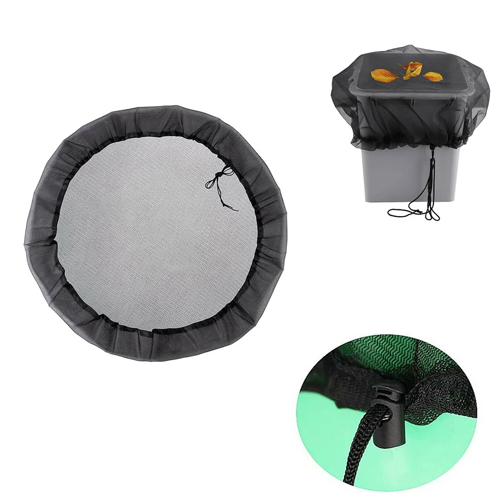 

1PCS Outdoor Mesh Cover Netting for Rain Barrels PE Water Collection Buckets Tank Rain Harvesting Tool Protector For Garden