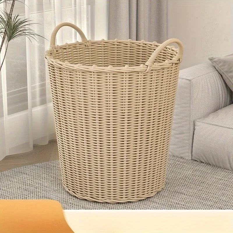 Foldable Laundry Basket with Handles, Large Capacity Dirty Clothes Hamper with Breathable Mesh, Portable Laundry Bag for Bedroom