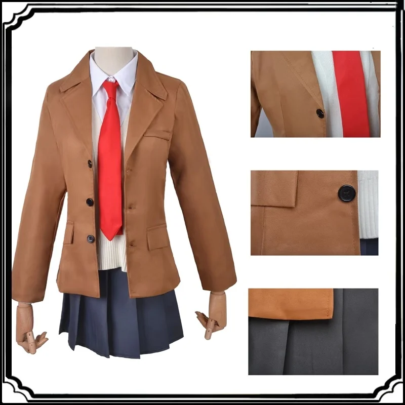 Anime Sakurajima Mai cosplay costume Rabbit Girl Senior Sister JK Student Uniform cute girl party halloween costume dress up