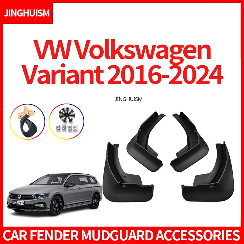 Mudguards for VW Volkswagen Variant 2016-2024 Car Accessories Mud Flaps Fender Protectors Black Wheel Tire Splash Prevention