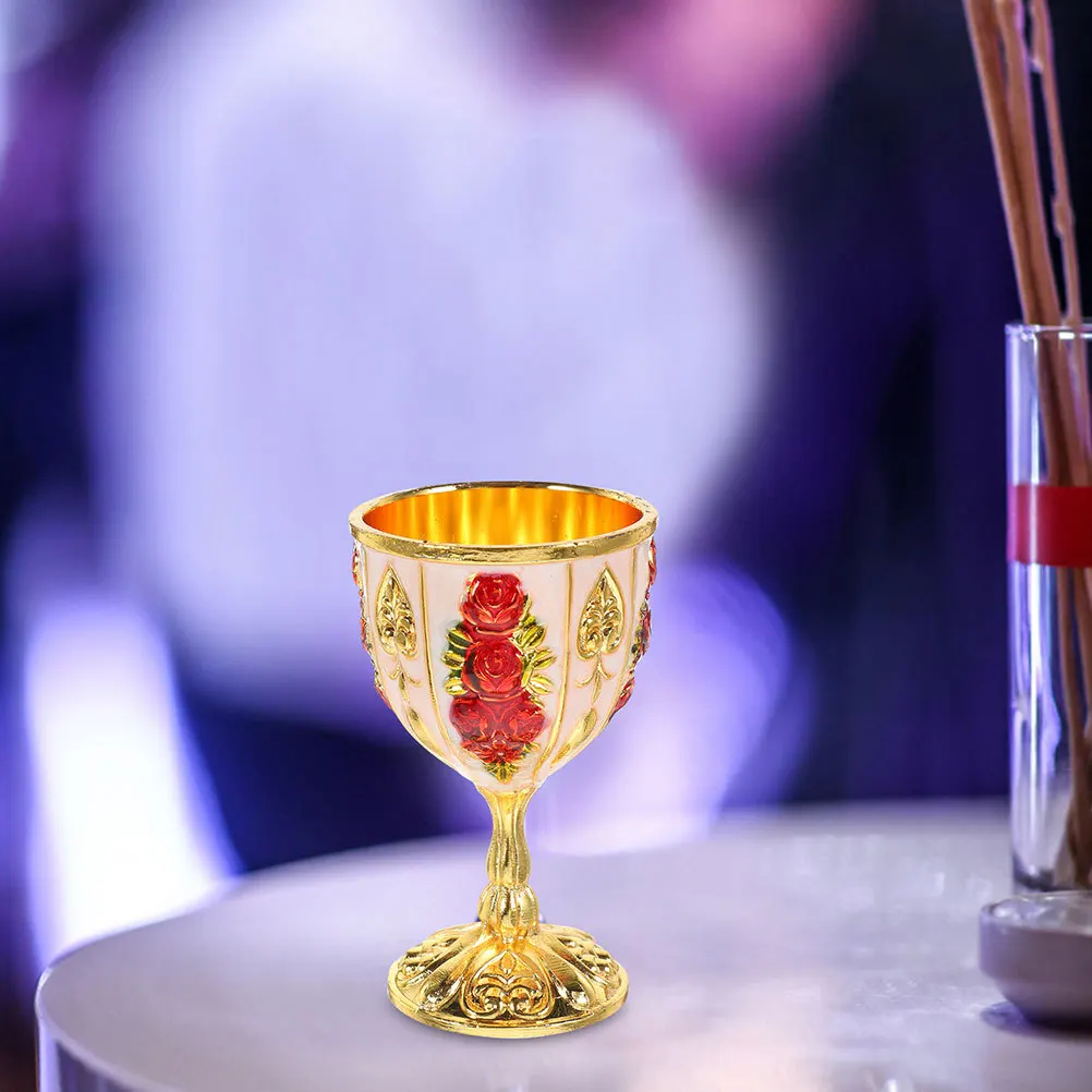 

2pcs Retro Wine Iron Metal Drinkware For Home Bar Camping Liquor Cup Household Whiskey Cup Decorative Gift Set