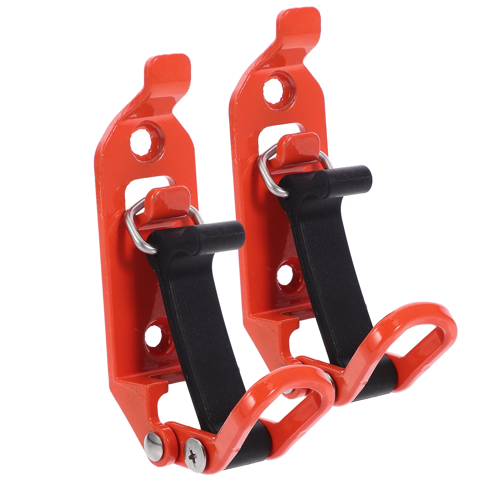 

2Pcs Foldable Hinge Hardware Car Roof Metal Clamp Rack Mounting Bracket Shovel Mount Stand Holder Clamp for Truck Shovel