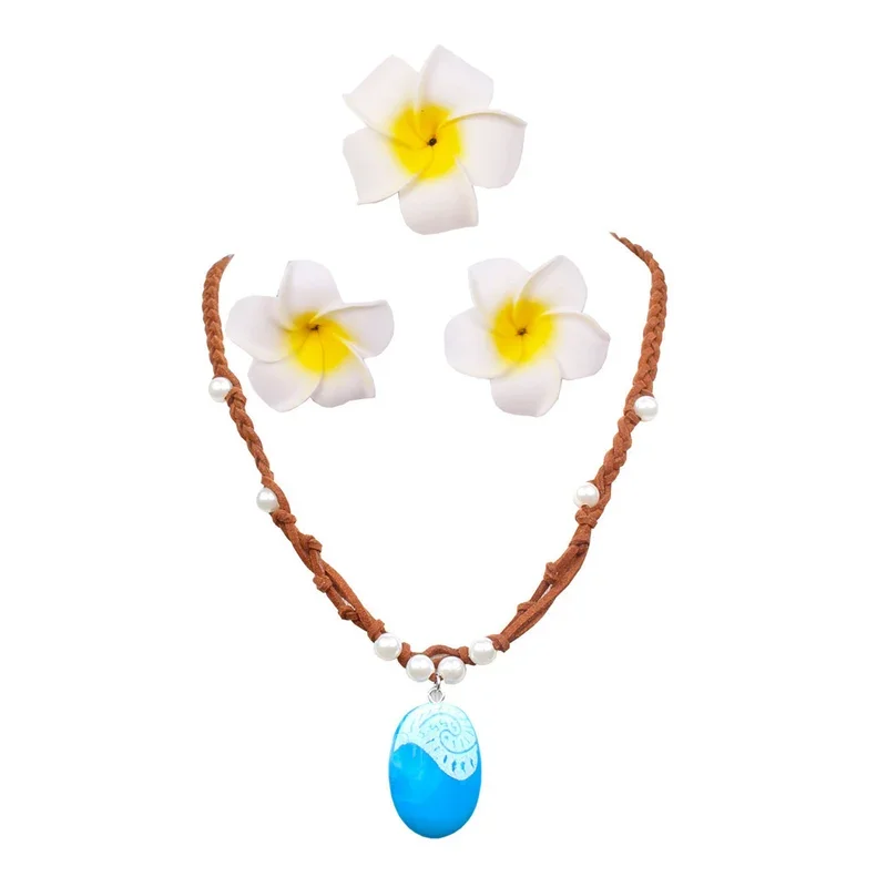 Moanna Princess Costumes for Girls Indian Style Ballet Tutu Dress with Necklace Kids Christmas Halloween Outfit Holiday clot@0Z*