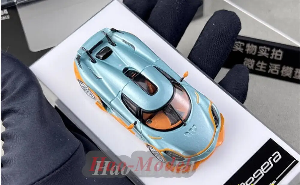 TPC 1/64 For Koenigsegg Regera Supercar Car Model Alloy Diecast Metal Simulation Boys Birthday Gift Hobby Display Collection