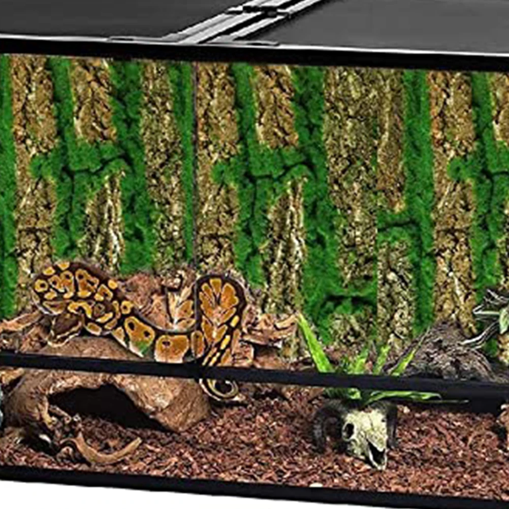 

3D Aquarium Background Board Lightweight Realistic Rock Texture Decor For Fish Tank Terrarium Reptile Habitat Stereo Landscape