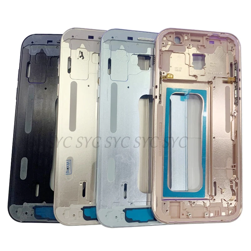 Middle Frame Center Chassis Cover Housing For Samsung A5 2017 A520 Phone Metal LCD Frame Repair Parts