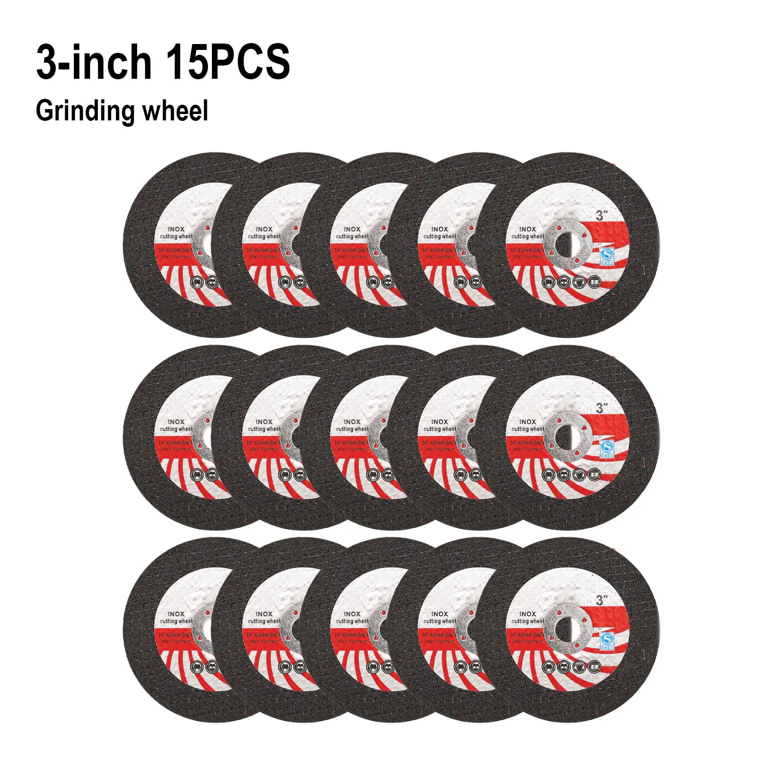 15 pçs mini disco de corte circular resina rebolo 75mm para moedor ângulo aço pedra lixar disco corte ângulo moagem almofada