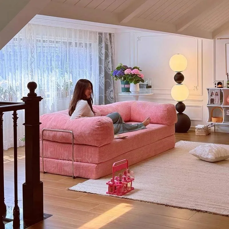 Vacuum compression sofa cross-border sofa bed folding dual-purpose small apartment sofa living room Internet celebrity multi-fun