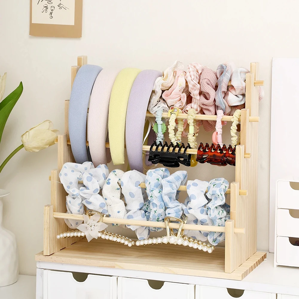 

Деревянная подставка для ювелирных изделий, браслетов, ювелирных изделий, ожерелья, цепочка, держатель для шпильки, повязка на голову, полка для хранения, съемная подставка для продажи