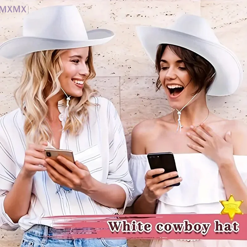 Chapéu de cowboy com óculos de coração lenço quadrado conjunto de fantasia de cowgirl feminino para festa oeste selvagem cosplay óculos de sol chapéu de cowboy ﻿ ﻿