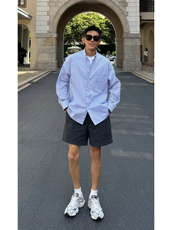 

Мужские повседневные спортивные шорты Bla: тонкие, быстросохнущие, для активного отдыха, летние, с охлаждающим эффектом, модные, брендовые, для подростков, прямого кроя, со средней посадкой