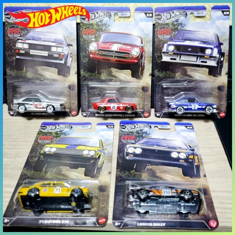 

Новые горячие колеса Rr Rally Racers Gdg44 Rrsilver Tensile Series 71 Datsun 510 S800 Металлическая Коллекционная литая под давлением модель автомобиля Игрушка в подарок