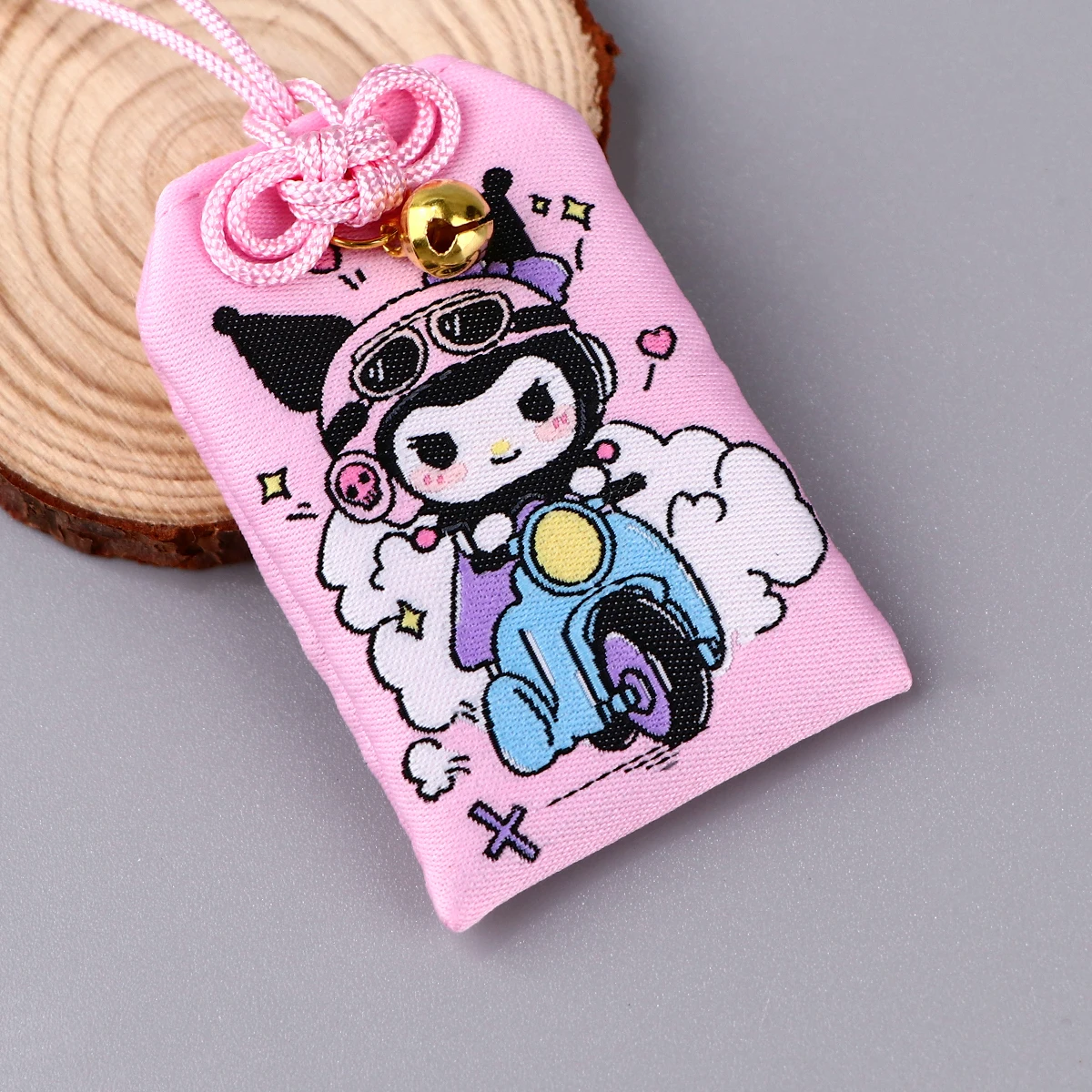 Kawaii Anime Broderie Choses Mignonnes, Priez Omamori Charme, Sac de Richesse, Protection, Sécurité Amulette Pendentif, Porte-clés Jouets Cadeau