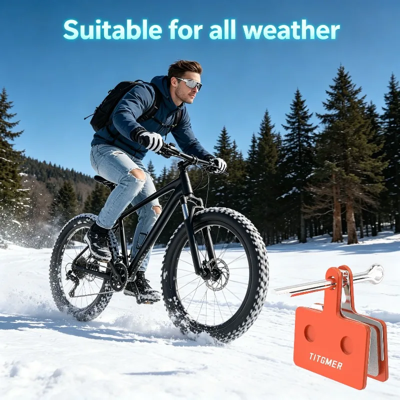 TITGMER Harz-Bremsbeläge für Shimano MT200 m315 m365 m375 m395 m445 TEKTRO MTB Rennrad hydraulische Bremsbeläge aus Harz – Detail 6